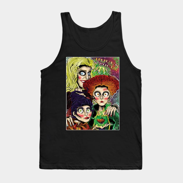 Witches At Play Tank Top by Levys Artistry